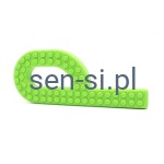 Gryzak klocek z wypustkami miękki