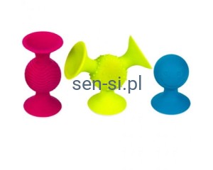 Przyssawki, grzechotki dla maluchów