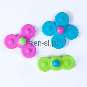 Spinnery z przyssawkami Kwiatki