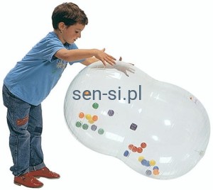 Fasolka rehabilitacyjna 55x90 cm. z kulkami