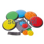 Ścieżka sensoryczna - zestaw 10 dysków dotykowych