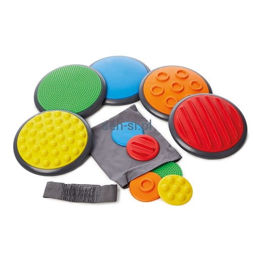 Ścieżka sensoryczna - zestaw 10 dysków dotykowych