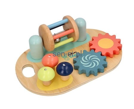 Drewniana mała tablica aktywności