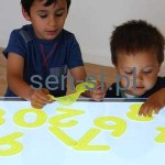 Silikonowe cyfry do nauki pisania 10 szt.