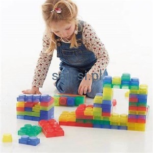 Miękkie kolorowe klocki