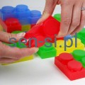 Miękkie kolorowe klocki