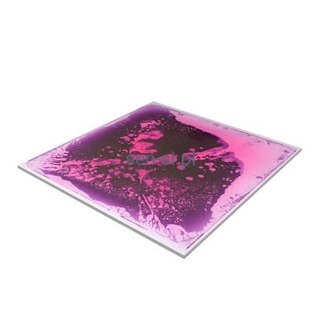Panel sensoryczny z fioletowo-różową cieczą 50x50 cm