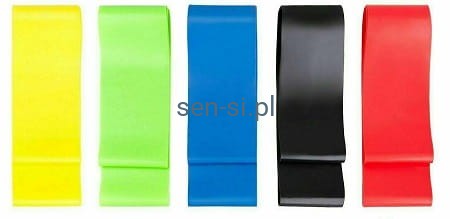 Zestaw 5 szt. gumowych opasek treningowych