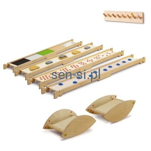 Tor równoważny drewniany- 4 kładki 1,86 m.