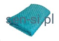 Koc obciążeniowy duży XL, 120 x 180 cm. niebieski