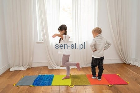 Dywan - ścieżka sensoryczna, 6 kolorów