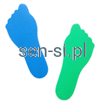 Stopy sensoryczne z wypustkami - 20 szt.