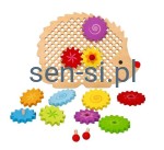 Układanka Jeżyk z kołami zębatymi