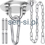 Zestaw: Hak sufitowy do montażu huśtawek + akcesoria