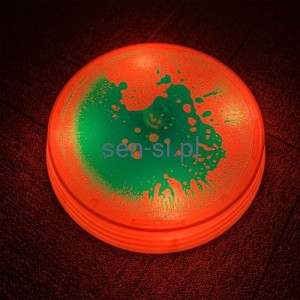 Świetlne dyski z płynem - 6 szt.