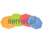 Ośmiokąty sensoryczne różne faktury 4 szt.