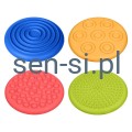 Dyski sensoryczne 4szt. różne faktury