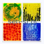 Płytki sensoryczne, fakturowe 4 szt.