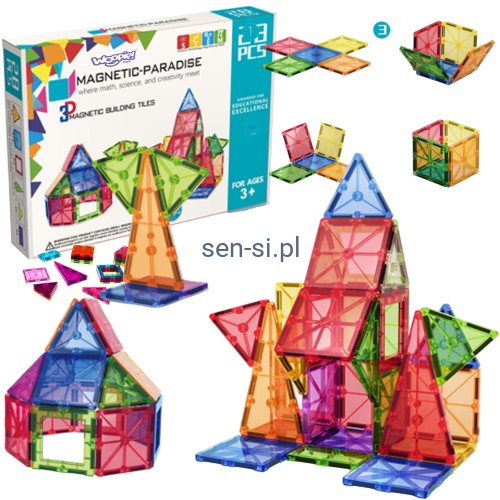 Magnetyczne Klocki Konstrukcyjne 3D