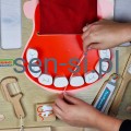 Higiena Jamy Ustnej Ścienna Tablica Sensoryczna Flex Montessori