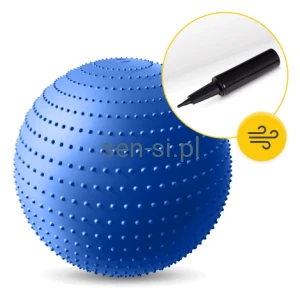 Piłka z wypustkami 65 cm, z pompką