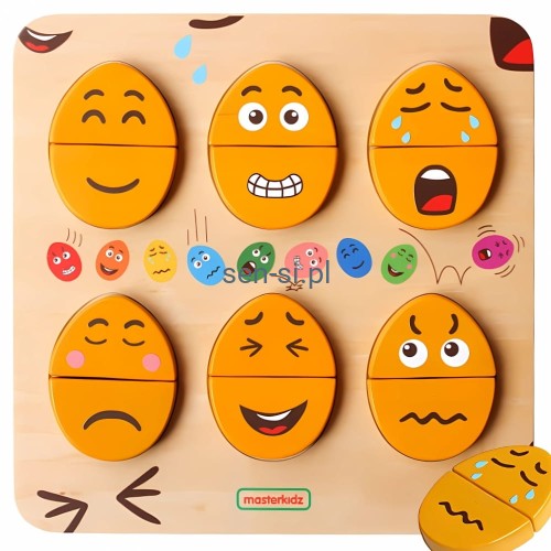 Tablica do nauki emocji - jajka