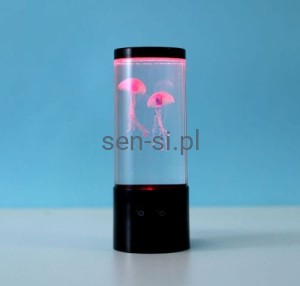 Lampka LED z meduzami