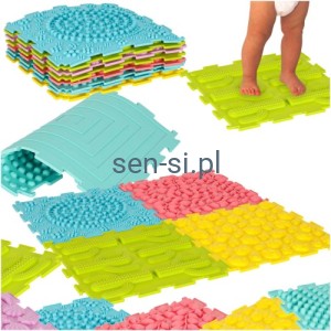  Ścieżka sensoryczna - elastyczne puzzle