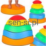 Ścieżka kamienie rzeczne okrągłe