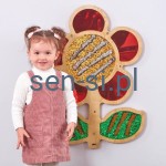 Sensoryczne kwiatek z cekinami i lusterkami