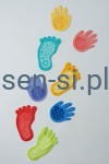 Ścieżka sensoryczna naturalna- dłonie, stopy 8 el.