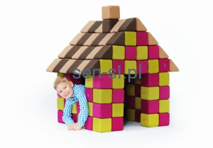 Klocki magnetyczne Jolly Heap, zestaw 100 szt.