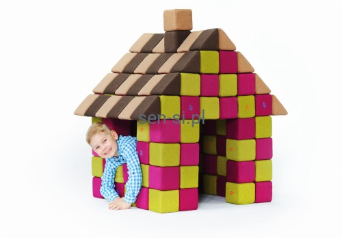 Klocki magnetyczne Jolly Heap, zestaw 100 szt.