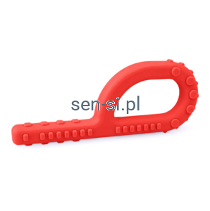 Gryzak logopedyczny bardzo miękki  z wypustkami