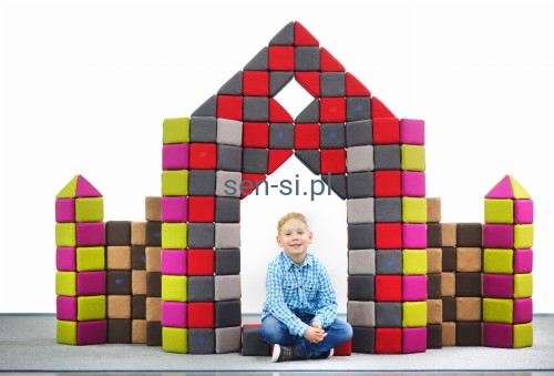 Klocki magnetyczne Jolly Heap | 150 szt.