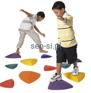 Ścieżka sensoryczna - kamienie rzeczne 6 szt.