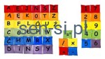 Zestaw 48 woreczki: litery, cyfry i znaki 
