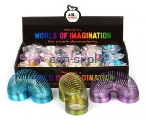 Metalowa sprężyna śr. 6 cm.